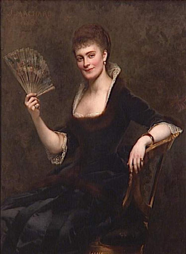Portrait de la comtesse Duhesme, Jules Louis Machard, 1883