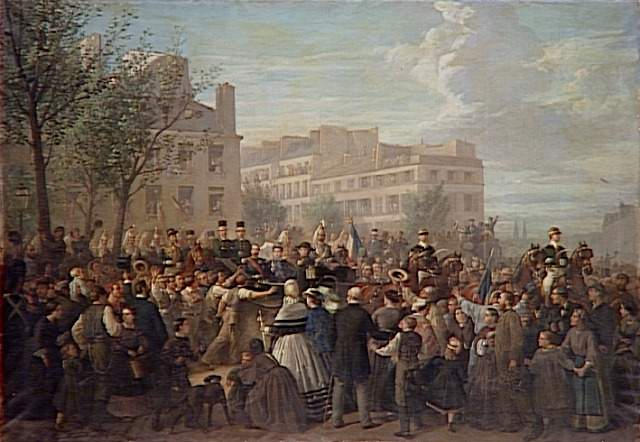 Départ de SM l'Empereur pour la campagne d'Italie, Emmanuel Auguste Masse, 1863