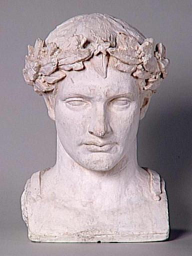 Napoléon Ier lauré : modèle pour la figure centrale du fronton du Pavillon Sully_0