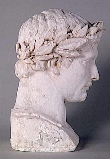 Napoléon Ier lauré : modèle pour la figure centrale du fronton du Pavillon Sully_1