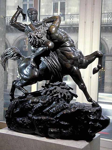 Thésée combattant le Centaure Biénor, dit aussi Le Lapithe et le Centaure_0