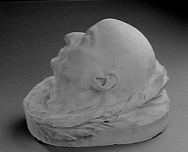 Masque funéraire de Pierre Jean de Béranger, dit Béranger (Paris, 1780-Paris, 1857), poète et chansonnier_2