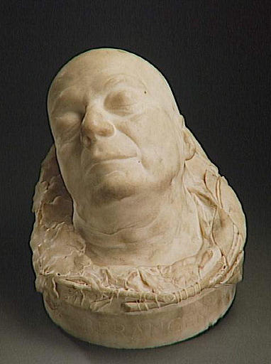 Masque funéraire de Pierre Jean de Béranger, dit Béranger (Paris, 1780-Paris, 1857), poète et chansonnier_0