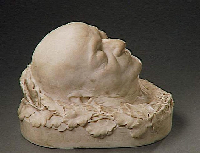 Masque funéraire de Pierre Jean de Béranger, dit Béranger (Paris, 1780-Paris, 1857), poète et chansonnier_1