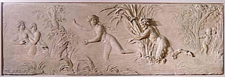 Pan poursuivant Syrinx sous le regard de l'Amour_0
