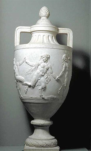 Vase à décor d'une ronde de Satyres et de Satyresses, avec les accessoires du thiase bachique_0