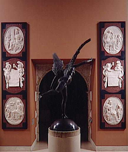 ELEMENTS DU DECOR PROVENANT DU MONUMENT AU COEUR DE LOUIS XIII DANS L'EGLISE DE SAINT-LOUIS DES JESUITES_0