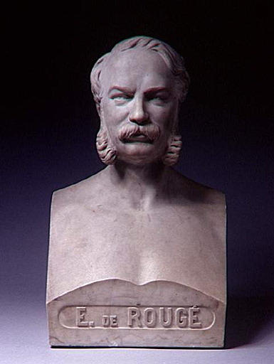 Le Vicomte Emmanuel de Rougé (Paris, 1811 - Bois-Dauphin, Sarthe, 1872), conservateur du département des Antiquités égyptiennes du Louvre, professeur au Collège de France_0