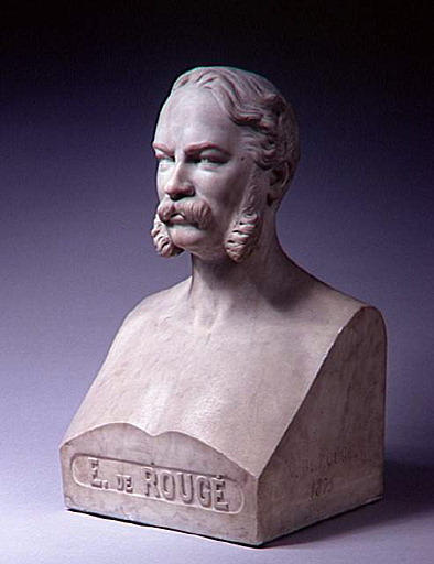 Le Vicomte Emmanuel de Rougé (Paris, 1811 - Bois-Dauphin, Sarthe, 1872), conservateur du département des Antiquités égyptiennes du Louvre, professeur au Collège de France_1