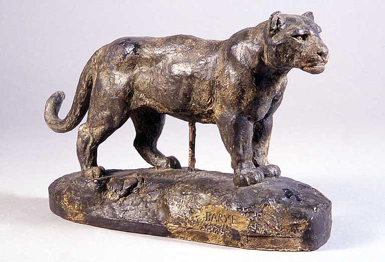 Jaguar debout n°1, dit à tort, Lionne d'Algérie_0