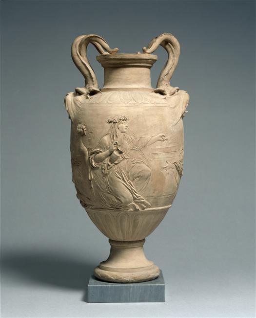 Vase avec décor de cinq femmes faisant un sacrifice_0