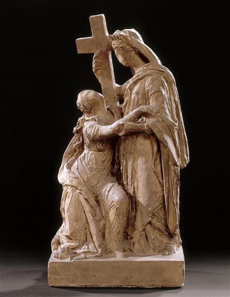 Marie-Antoinette soutenue par la Religion (Vienne, 1755-Paris, 1793)_0