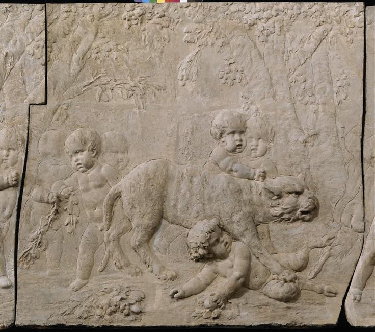 Bacchanale d'enfants. La Panthère de Bacchus défendant ses petits_1