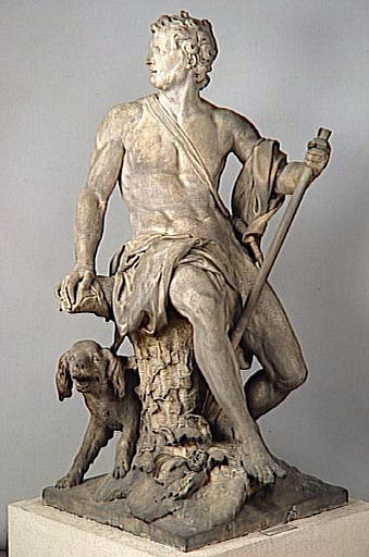 Chasseur au repos, dit aussi Adonis se reposant de la chasse, ou Le Repos du chasseur_0