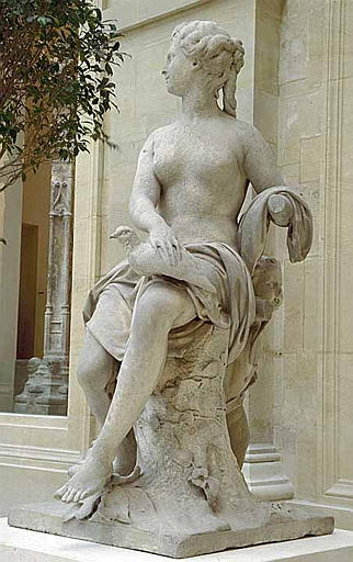 Nymphe de la chasse, dite aussi Nymphe à la colombe_1