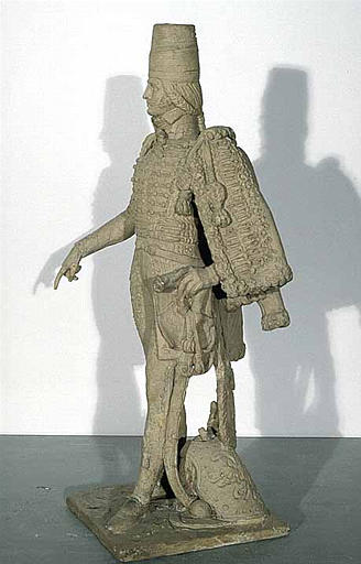 Marceau en uniforme de hussard, François Séverin Marceau Desgraviers, dit Marceau (Chartres, 1769-Altenkirchen, 1796)_1