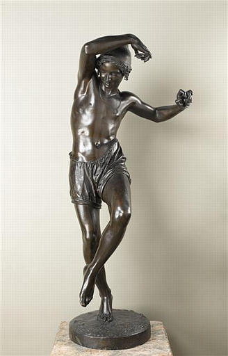 JEUNE PECHEUR DANSANT LA TARENTELLE (SOUVENIR DE NAPLES)_0