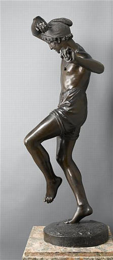 JEUNE PECHEUR DANSANT LA TARENTELLE (SOUVENIR DE NAPLES)_2