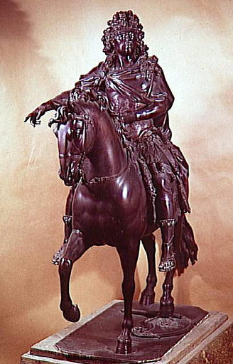 Louis XIV à cheval (Saint-Germain-en-Laye, 1638 ; Versailles, 1715), roi de France_0