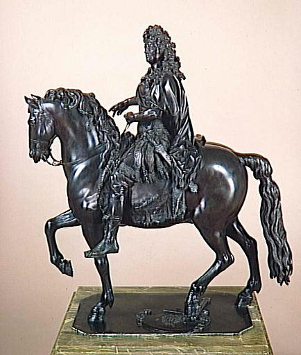 Louis XIV à cheval (Saint-Germain-en-Laye, 1638 ; Versailles, 1715), roi de France_1