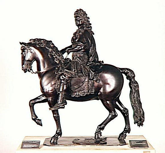Louis XIV à cheval (Saint-Germain-en-Laye, 1638 ; Versailles, 1715), roi de France_3