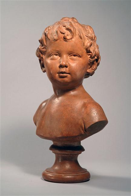 Anne Ange Houdon à l'âge de quinze mois (Paris, 1788 ? , 1843), deuxième fille du sculpteur_3