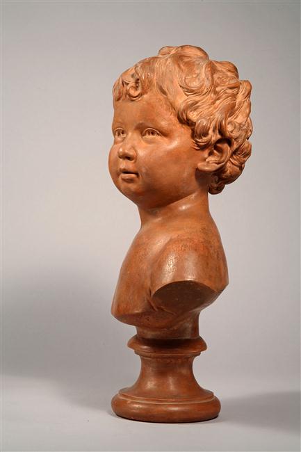Anne Ange Houdon à l'âge de quinze mois (Paris, 1788 ? , 1843), deuxième fille du sculpteur_4