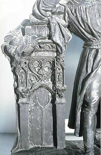 Auguste Vallet de Viriville en costume de fantaisie, accoudé à un meuble gothique (Paris, 1815-Paris, 1868), historien et archéologue_2