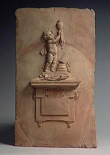 LE GENIE DE LA GUERRE OFFRE A DIEU LES CENDRES D'ADRIEN DAUVET (MORT EN 1783), CHEVALIER DE MALTE_0