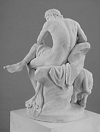 Pluton, dieu des Enfers, tenant Cerbère enchaîné_5