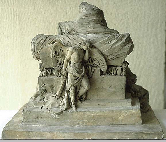 Projet de monument funéraire (titre récent) ; esquisse pour le mausolée du comte d'Harcourt (titre ancien)_0