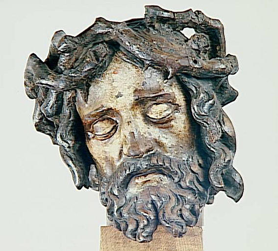 Tête de Christ couronné d'épines_0