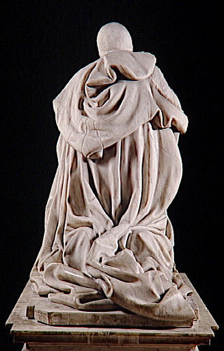 Cénotaphe du coeur du cardinal Pierre de Bérulle (château de Sérilly, près de Troyes, 1575-Paris, 1629), fondateur de la congrégation séculière de l'Oratoire (1611). Priant_4