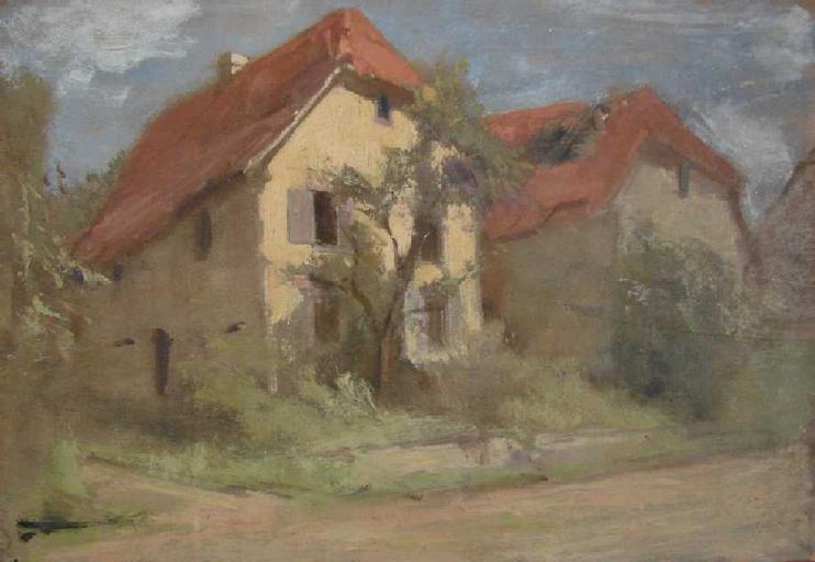 La Maison natale de Jean-Jacques Henner à Bernwiller, Emmanuel Michel Benner, 1919