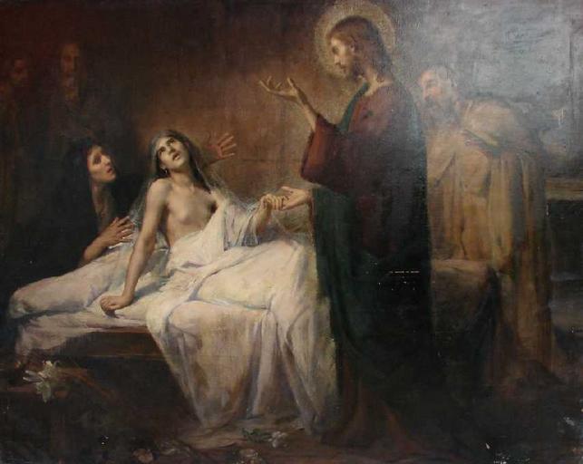 La Résurrection de la fille de Jaïre, Emmanuel Michel Benner, 1902