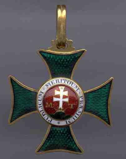 Grand Croix  de St Etienne de Hongrie, avec couronne or et émaux_1