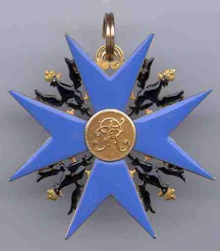Croix de Chevalier de l'ordre de l'Aigle noir_0