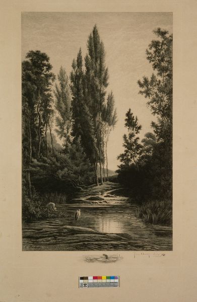 Paysage, Félix Oudart, 4e quart 19e siècle