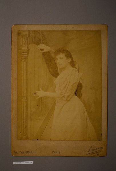 Portrait de Marguerite Achard 1er prix de harpe, Ladrey, 1892 (création)