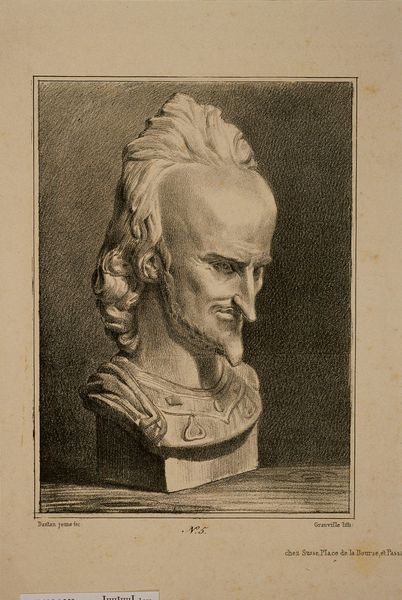 Portrait-charge de Nicolas-Prosper Levasseur (1791-1871), Grandville