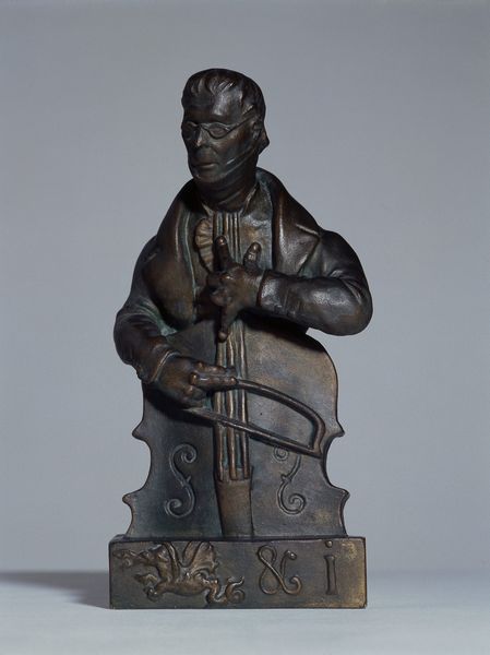 Portrait-charge de Domenico Dragonetti (1763-1846), Jean-Pierre Dantan, 19e siècle