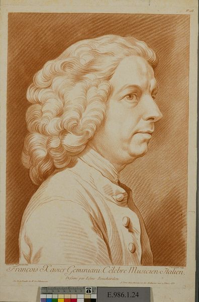 Portrait de Francesco Saverio Geminiani (1687-1762), Jean-Baptiste Lucien, 1806 (création)