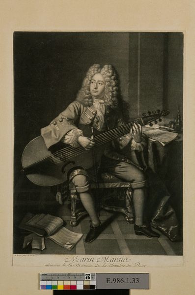 Portrait de Marin Marais (1656-1728), André Bouys, 1704 (création)