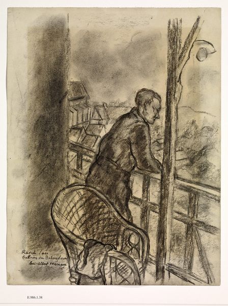Portrait de Maurice Ravel au balcon du Belvédère, Luc Albert Moreau