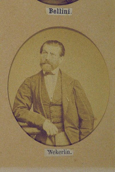 Portrait de Jean-Baptiste Théodore Weckerlin (1821-1910), Eugene Hallier
