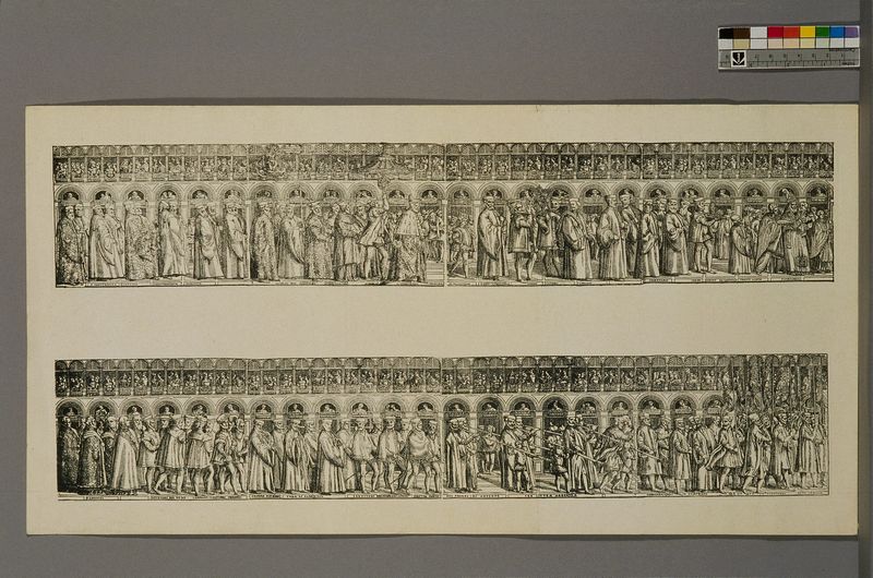 "Procession : entrée du doge de Venise", 19e siècle