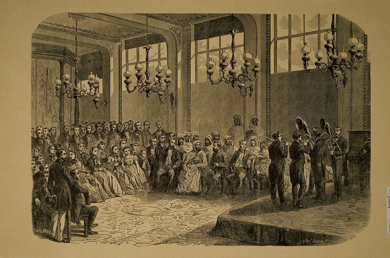 "Concert chez Adolphe Sax avec Abd-el-Kader", Jules Gaildrau