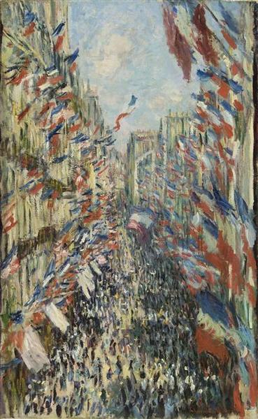 La rue Montorgueil, à Paris. Fête du 30 juin 1878_0