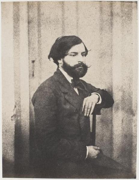 François-Victor Hugo assis, le coude gauche sur le dossier de la chaise_0