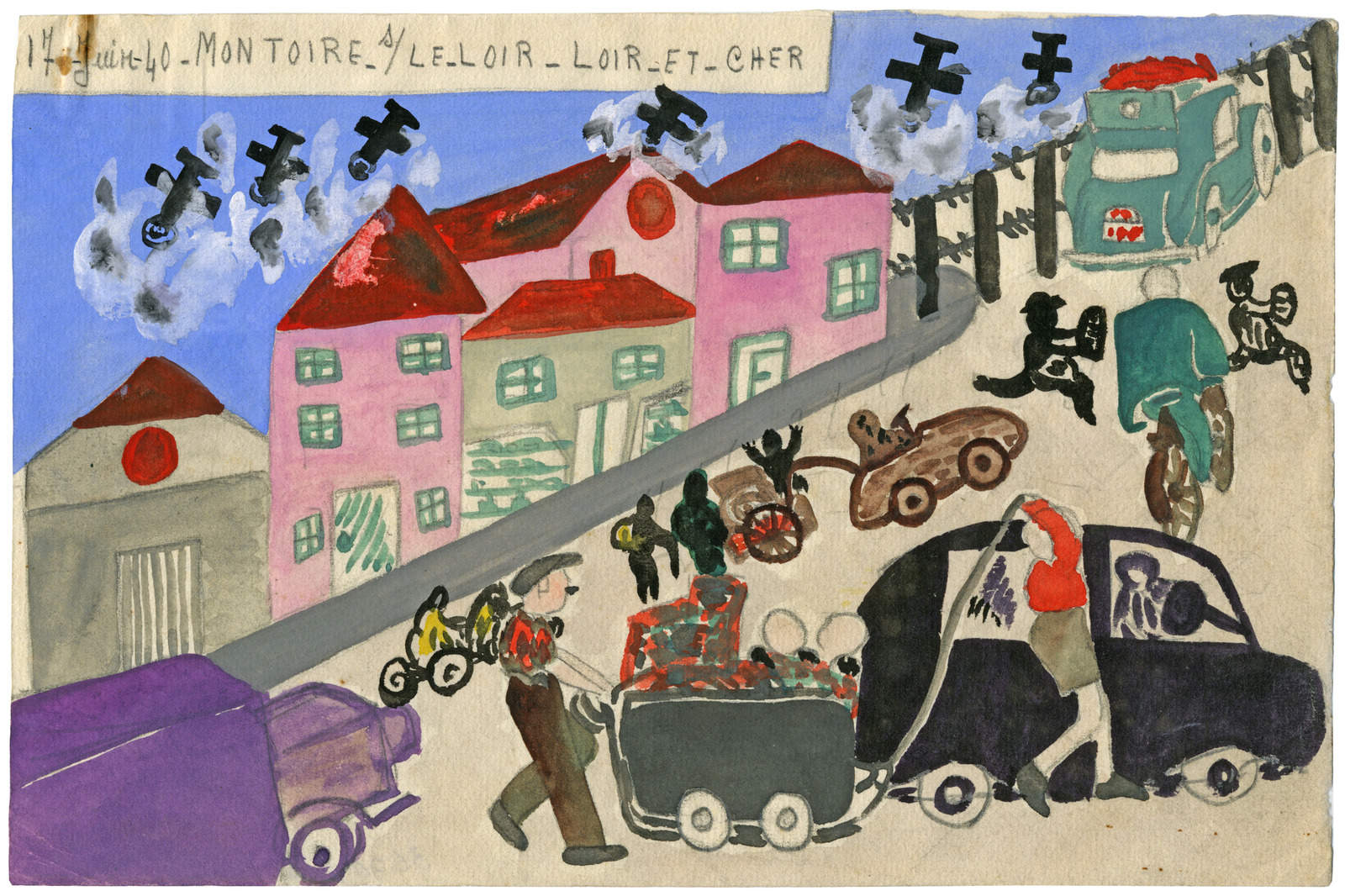 17 juin 1940 : Montoire sur le Loir — Christiane Crosnier